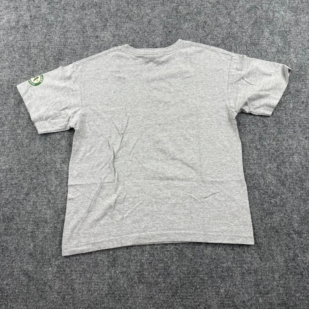 Nike T-Shirt Large Gray Oakland Athletics‎ MLB Graphic Short Sleeve Kids
